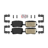 Rear Ceramic Disc Brake Pads NWF-PRC1766 For 2014-2022 Dodge Charger Pursuit with RWD 370mm Front Rotor