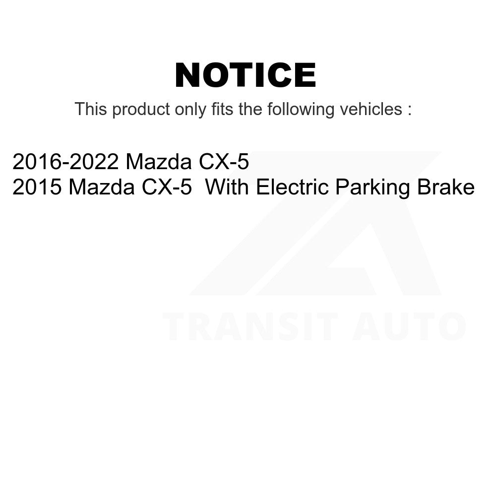 Rear Ceramic Disc Brake Pads NWF-PRC1846 For Mazda CX-5