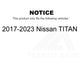 Rear Ceramic Disc Brake Pads NWF-PRC2032 For 2017-2023 Nissan TITAN