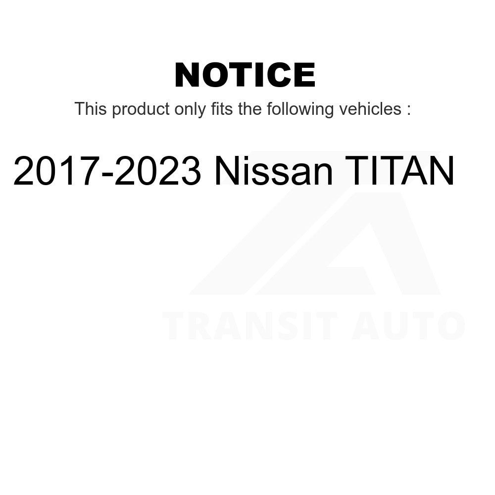 Rear Ceramic Disc Brake Pads NWF-PRC2032 For 2017-2023 Nissan TITAN