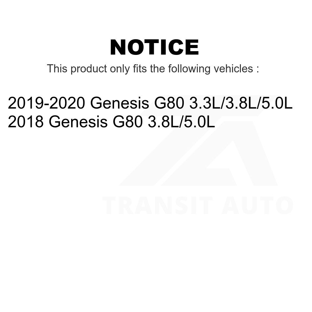 Rear Ceramic Disc Brake Pads NWF-PRC2100 For Genesis G80