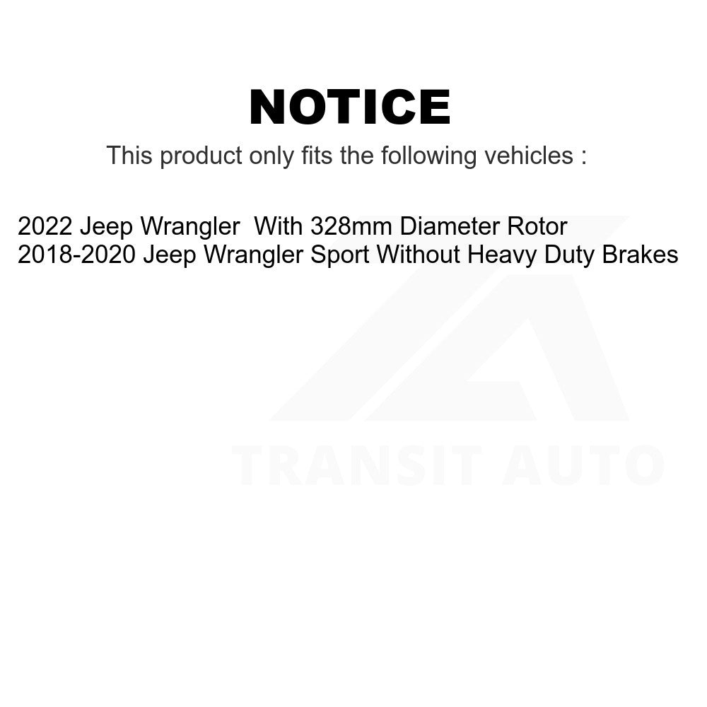 Rear Ceramic Disc Brake Pads NWF-PRC2172 For Jeep Wrangler