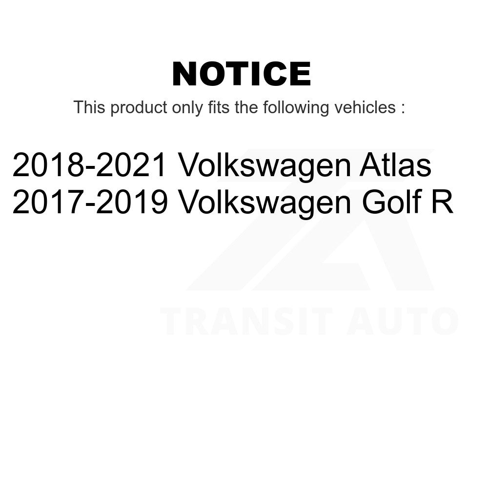 Rear Ceramic Disc Brake Pads NWF-PRC2255 For Volkswagen Atlas Golf R