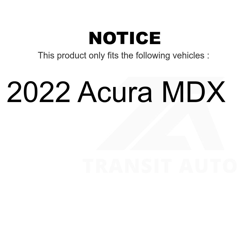 Rear Ceramic Disc Brake Pads NWF-PRC2397 For 2022 Acura MDX