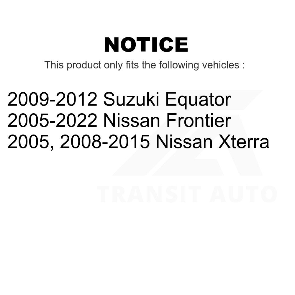 Rear Ceramic Disc Brake Pads NWF-PTC1100 For Nissan Frontier Xterra Suzuki Equator