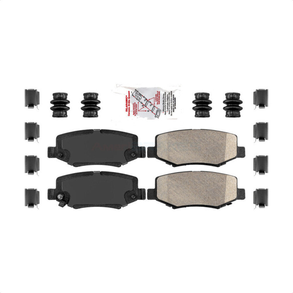 Rear Ceramic Disc Brake Pads NWF-PTC1274 For Jeep Wrangler Liberty Dodge Nitro JK