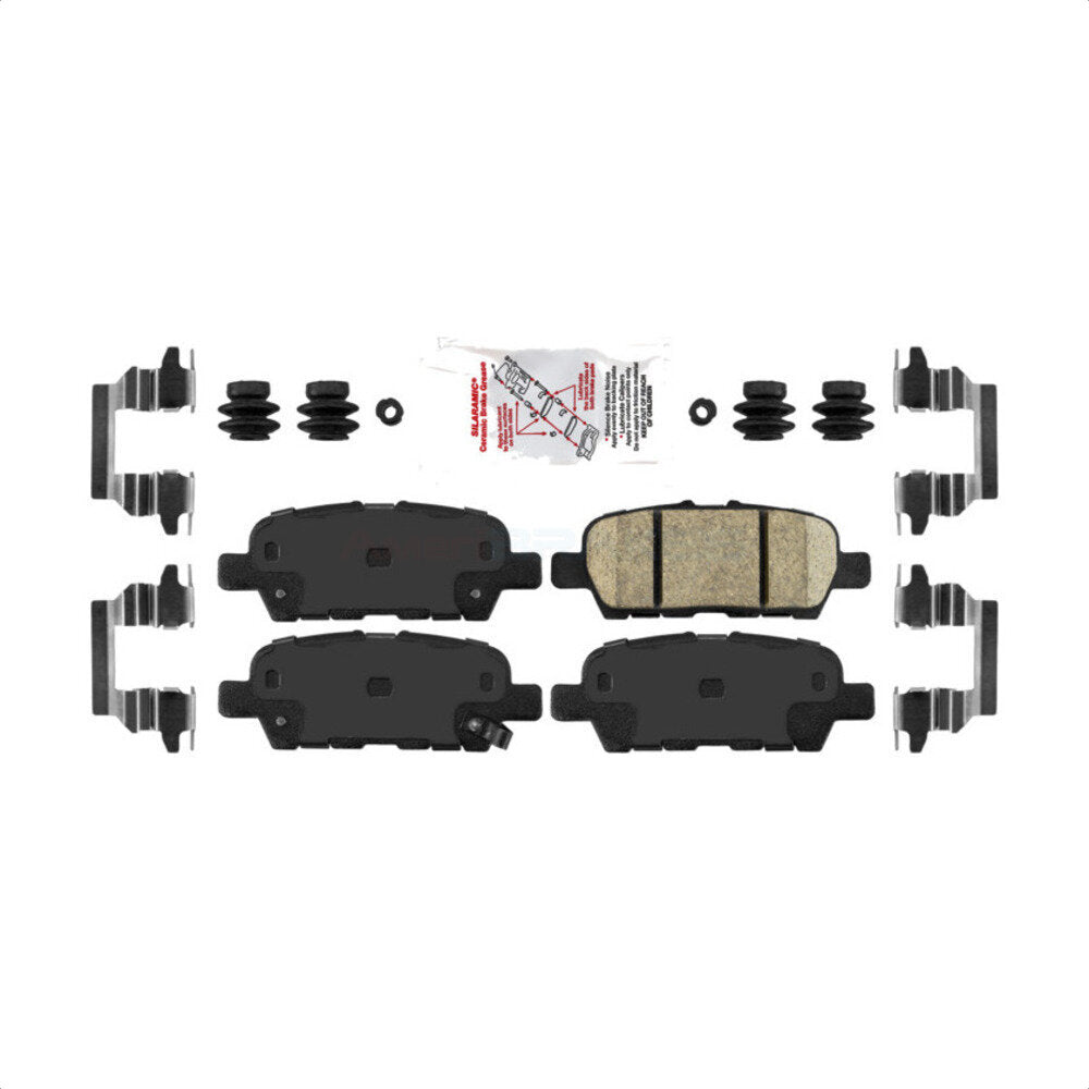 Rear Ceramic Disc Brake Pads NWF-PTC1393 For Nissan Altima Rogue Sentra Maxima INFINITI Q50 Sport Juke G37 LEAF QX50 370Z Q60 QX70 G25 EX35 Q70 Q70L Q40 Qashqai