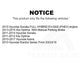 Rear Ceramic Disc Brake Pads NWF-PTC1445 For Hyundai Sonata Kia Optima Elantra Azera