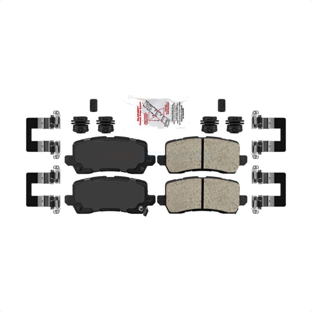 Rear Ceramic Disc Brake Pads NWF-PTC1698 For Acura TLX RLX Honda Odyssey