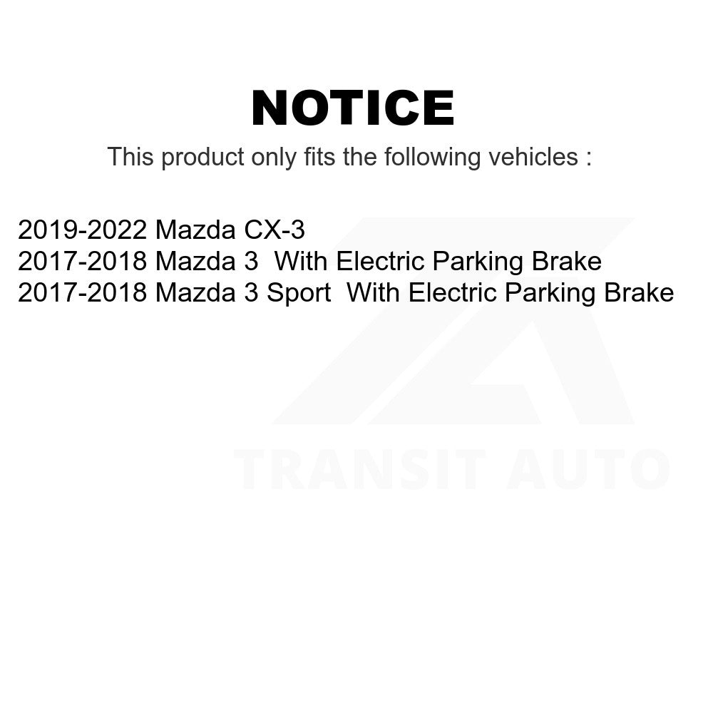 Rear Ceramic Disc Brake Pads NWF-PTC2042 For Mazda 3 CX-3 Sport