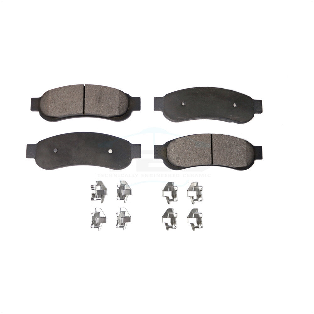 Rear Ceramic Disc Brake Pads TEC-1067 For Ford F-350 Super Duty
