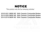 Rear Ceramic Disc Brake Pads TEC-1155 For BMW M4 M3 M2 With Composite Brakes