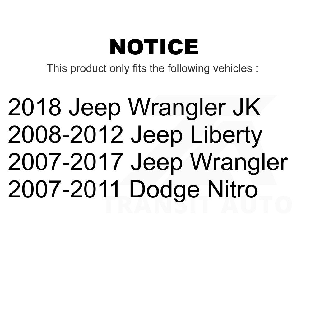 Rear Ceramic Disc Brake Pads TEC-1274 For Jeep Wrangler Liberty Dodge Nitro JK