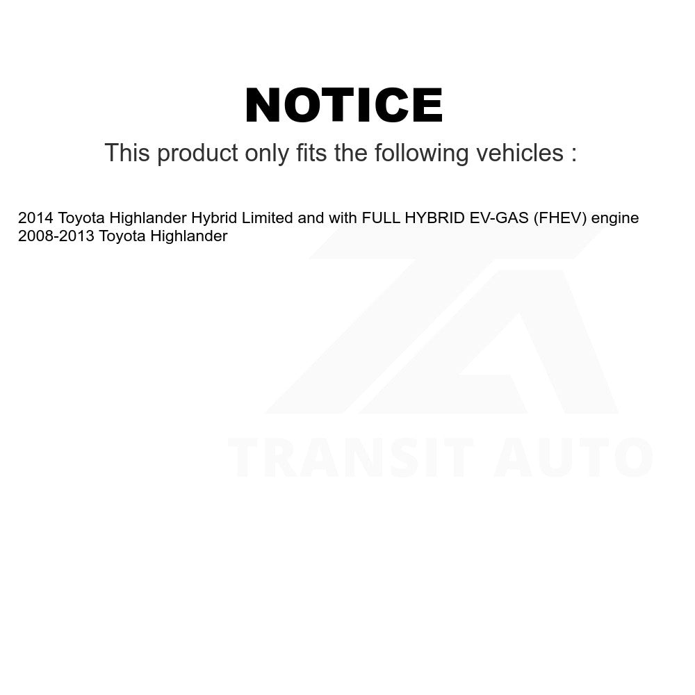 Rear Ceramic Disc Brake Pads TEC-1325 For Toyota Highlander