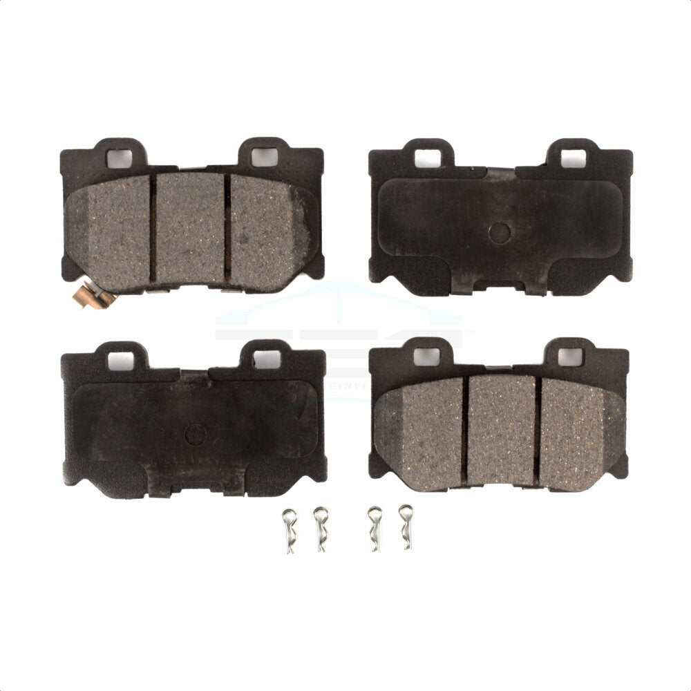 Rear Ceramic Disc Brake Pads TEC-1347 For INFINITI G37 Q50 Nissan 370Z Q60 M37 Q70 Q70L QX70 M56 FX50 Z