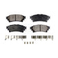 Rear Ceramic Disc Brake Pads TEC-1391 For Toyota Highlander Sienna Lexus RX350 Prius V GS350 IS250 RX450h IS300 IS200t IS350 RC350 RC300 Mirai RC200t GS300 GS200t GS450h