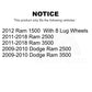 Rear Ceramic Disc Brake Pads TEC-1400 For Ram 2500 3500 1500 Dodge