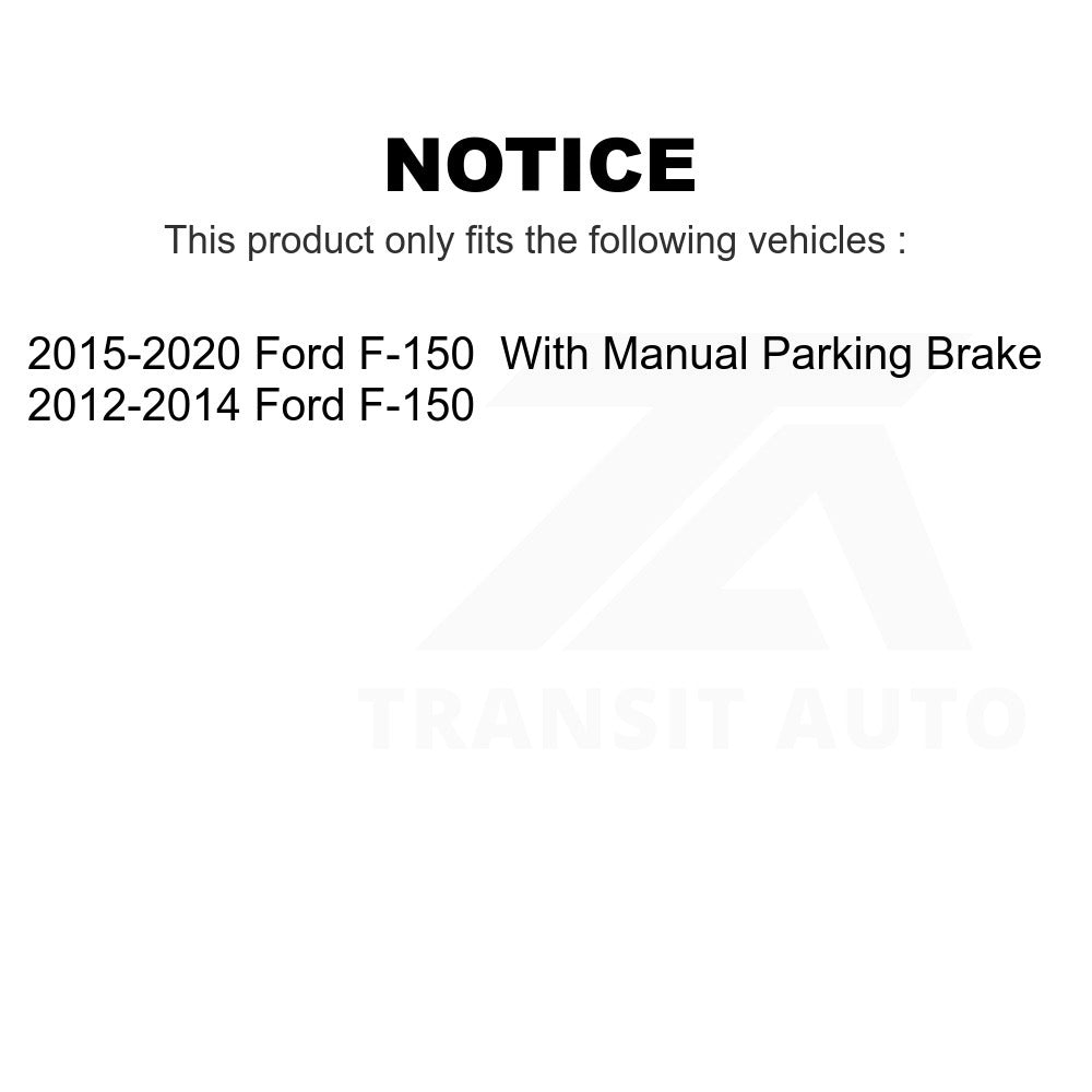 Rear Ceramic Disc Brake Pads TEC-1602 For Ford F-150