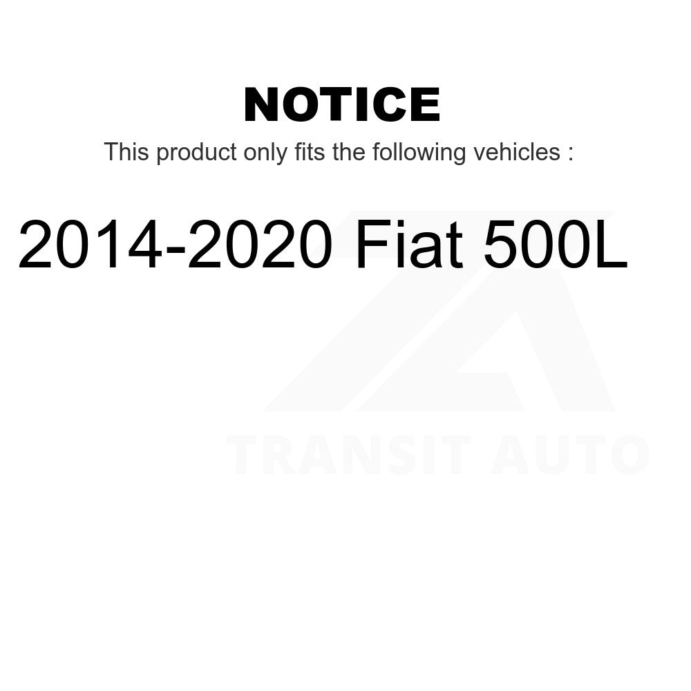 Rear Ceramic Disc Brake Pads TEC-1722 For 2014-2020 Fiat 500L