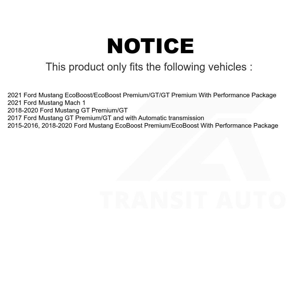 Rear Ceramic Disc Brake Pads TEC-1810 For Ford Mustang