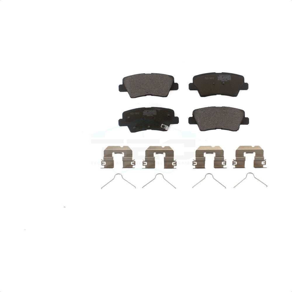 Rear Ceramic Disc Brake Pads TEC-1812 For Hyundai Elantra Kia Soul Niro Accent Rio Ioniq EV Venue Rondo