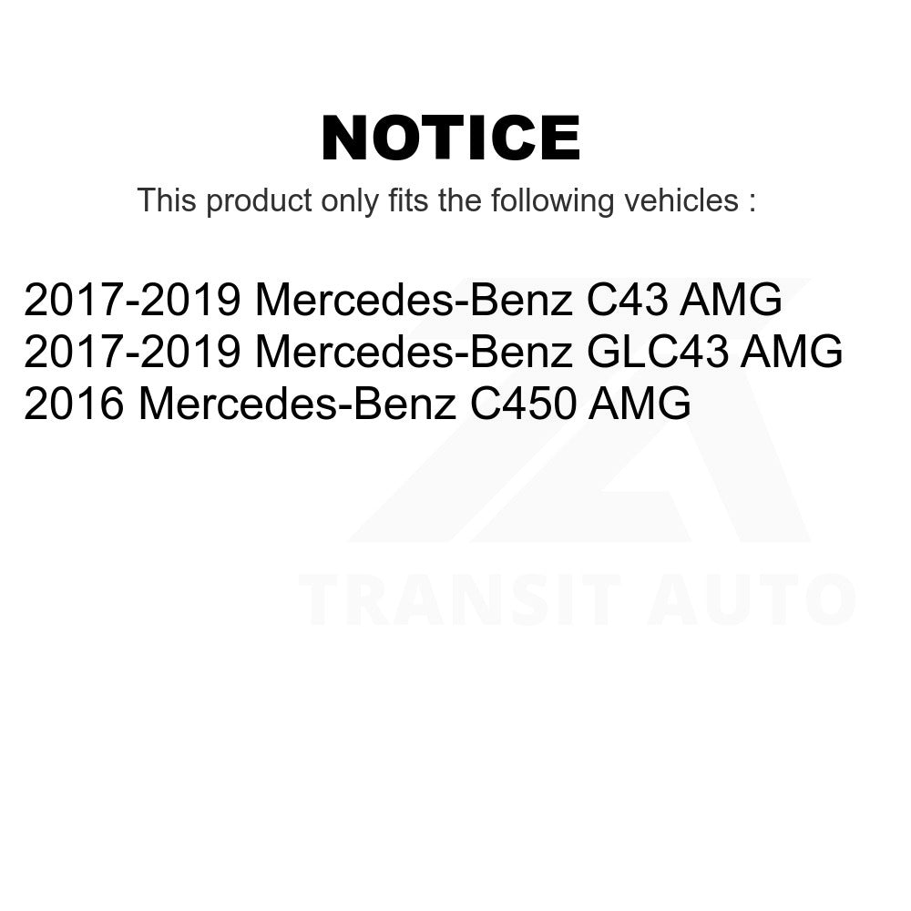 Rear Ceramic Disc Brake Pads TEC-1872 For Mercedes-Benz C43 AMG GLC43 C450