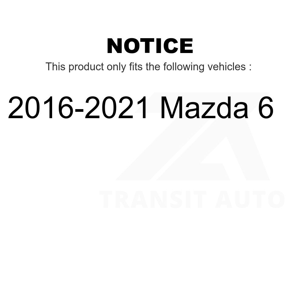 Rear Ceramic Disc Brake Pads TEC-1874 For 2016-2021 Mazda 6