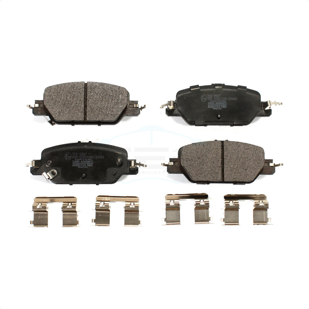 Rear Ceramic Disc Brake Pads TEC-2037 For 2017-2022 Honda CR-V