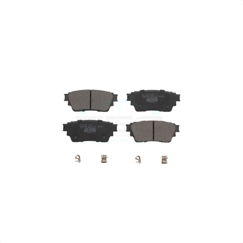 Rear Ceramic Disc Brake Pads TEC-2135 For Mitsubishi Outlander Eclipse Cross PHEV