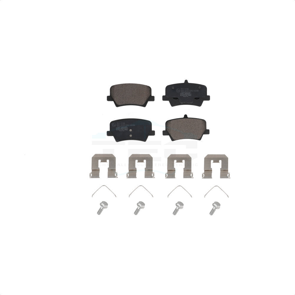 Rear Ceramic Disc Brake Pads TEC-2136 For 2019-2020 Volvo XC40 With 280mm Diameter Rotor