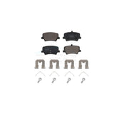 Rear Ceramic Disc Brake Pads TEC-2136 For 2019-2020 Volvo XC40 With 280mm Diameter Rotor