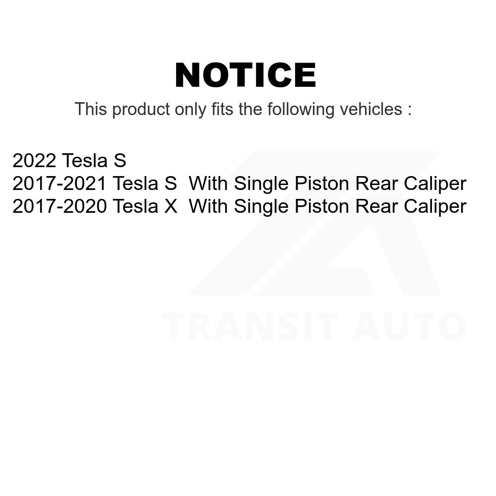 Rear Ceramic Disc Brake Pads TEC-2164 For Tesla S X