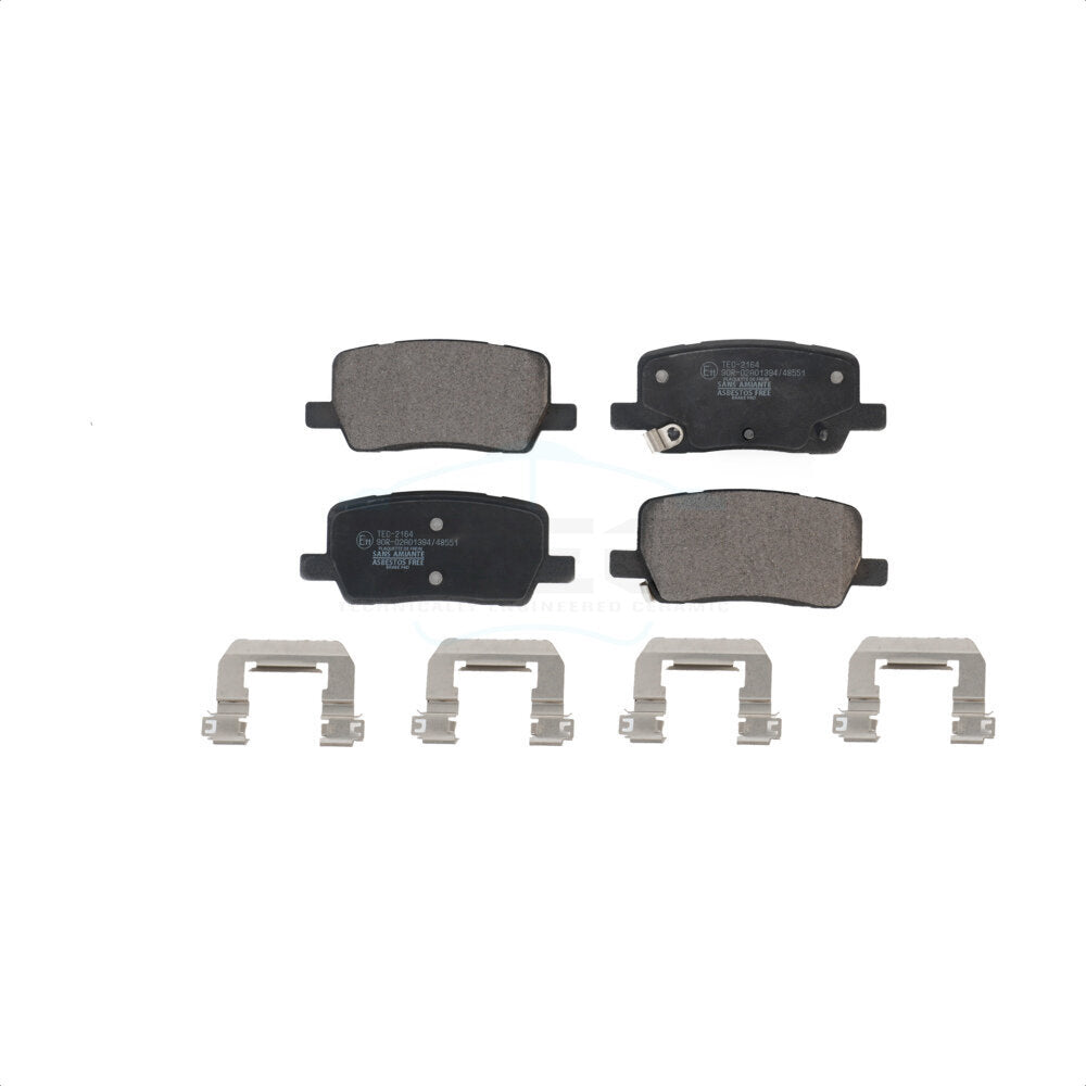 Rear Ceramic Disc Brake Pads TEC-2164 For Tesla S X