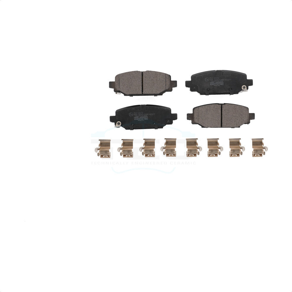 Rear Ceramic Disc Brake Pads TEC-2172 For Jeep Wrangler