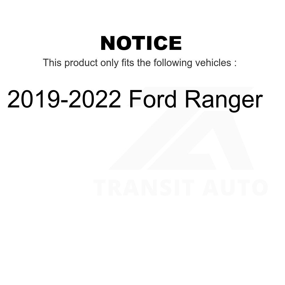 Rear Ceramic Disc Brake Pads TEC-2208 For 2019-2022 Ford Ranger