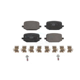 Rear Ceramic Disc Brake Pads TEC-2232 For 2020-2022 Ford Explorer With Electric Parking Without Red Painted Calipers