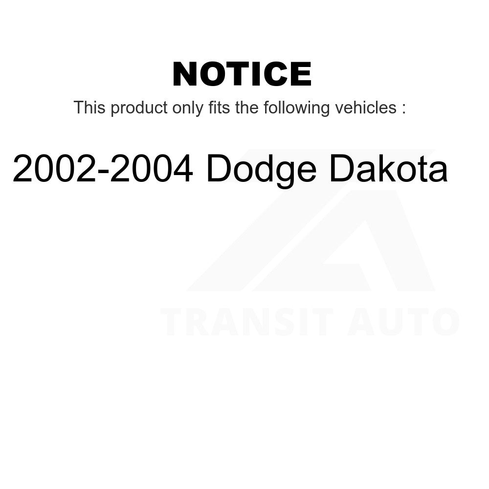 Rear Ceramic Disc Brake Pads TEC-963 For 2002-2004 Dodge Dakota
