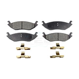 Rear Ceramic Disc Brake Pads TEC-967 For Ram 1500 Dodge Durango Classic Chrysler Aspen Van