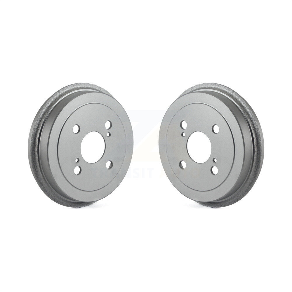 Rear Coated Brake Drums Pair For 2000-2005 Toyota Echo KG-101415
