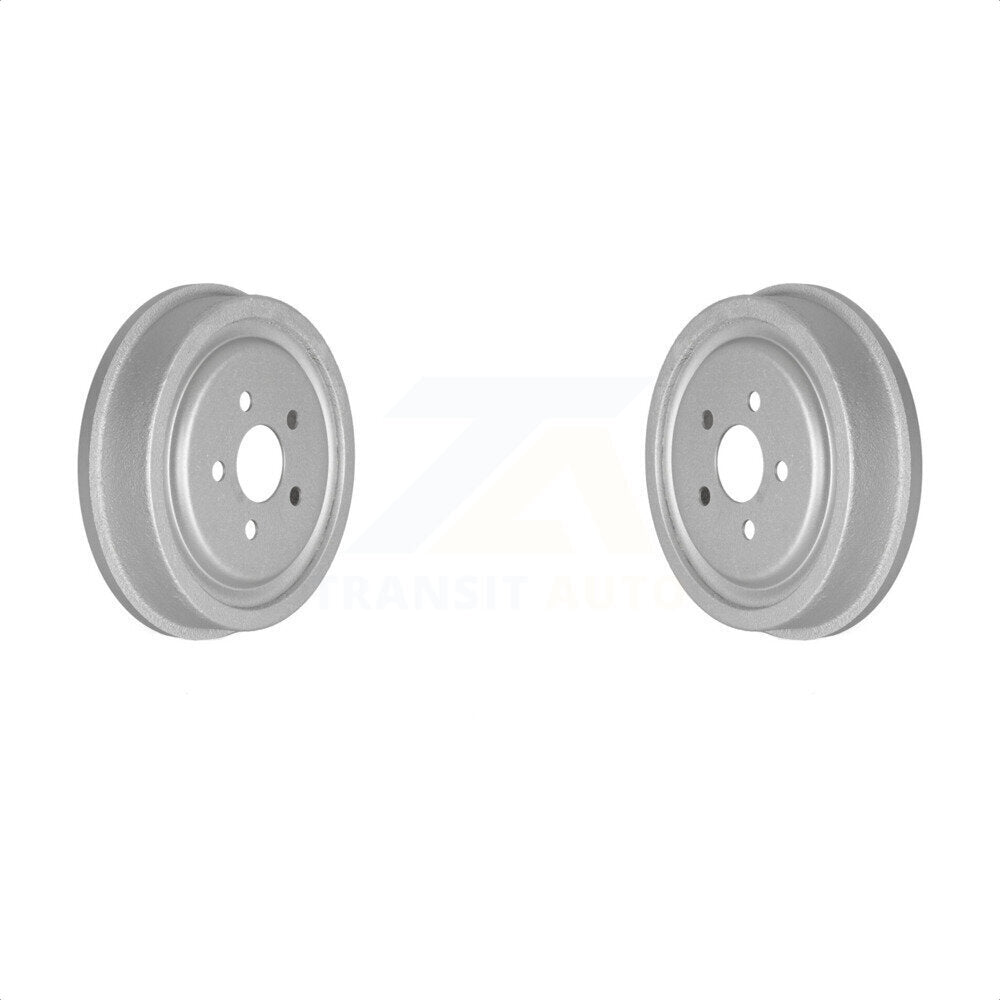 Rear Coated Brake Drums Pair For 2003-2005 Chevrolet Cavalier Pontiac Sunfire KG-101403