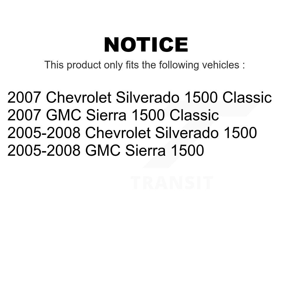 Rear Coated Brake Drums Pair For Chevrolet Silverado 1500 GMC Sierra Classic KG-101409