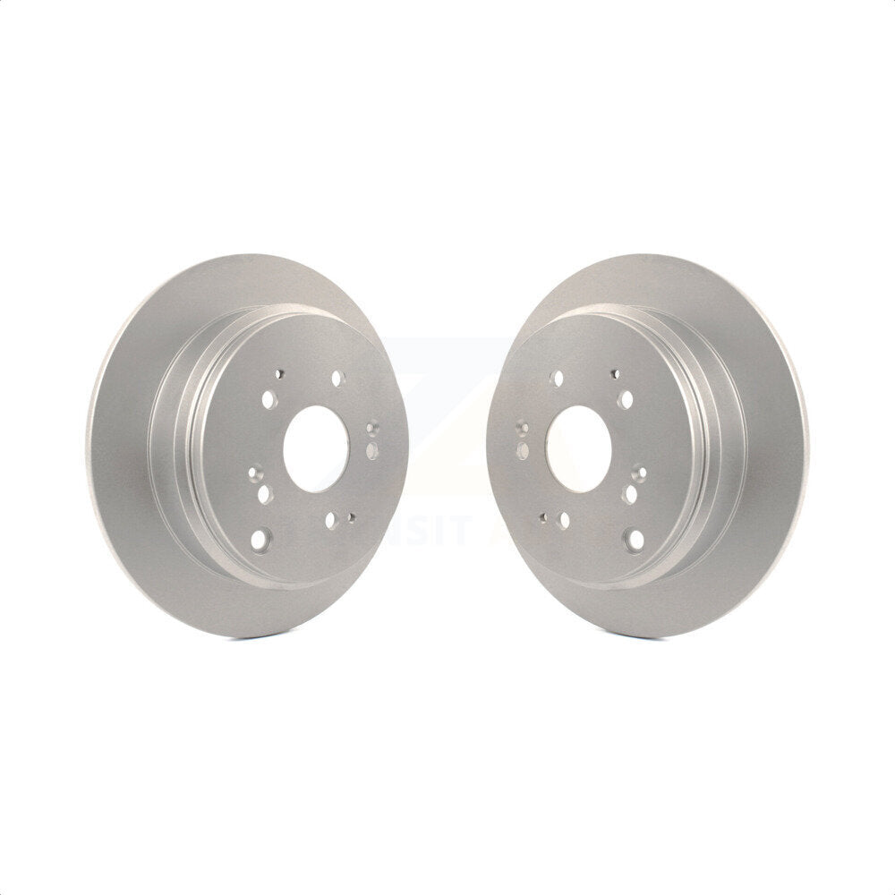 Rear Coated Disc Brake Rotors Pair For 2002-2004 Honda Odyssey KG-100522