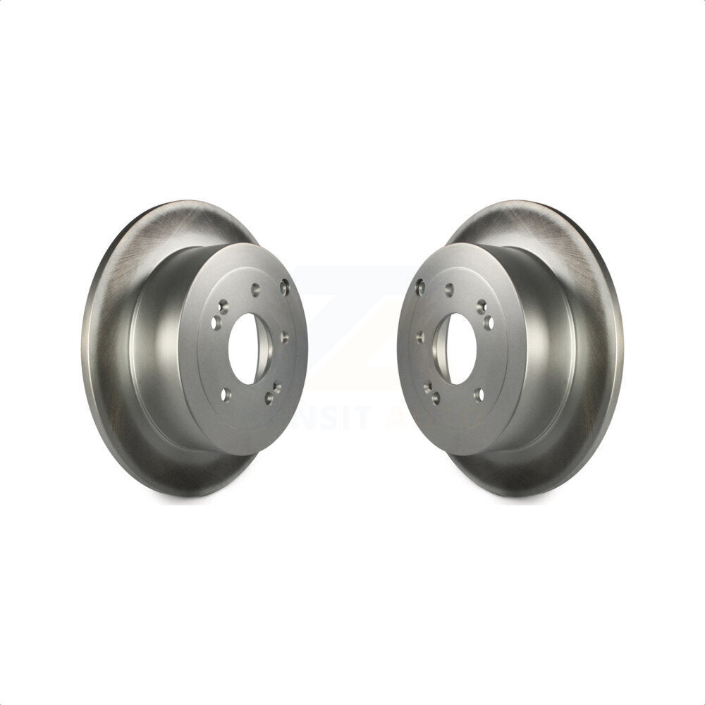 Rear Coated Disc Brake Rotors Pair For 2007-2009 Hyundai Santa Fe KG-100577