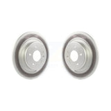 Rear Coated Disc Brake Rotors Pair For 2016-2018 Buick Envision With 315mm Diameter Rotor KG-101350