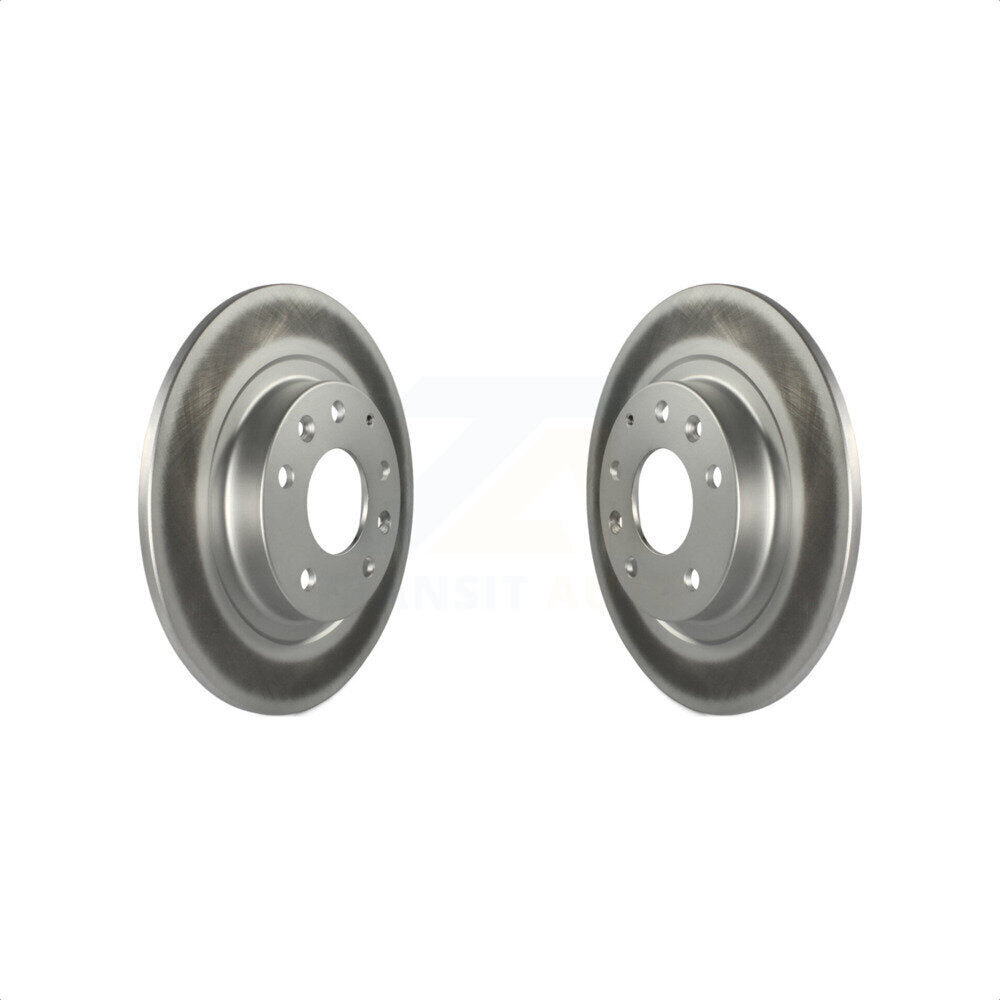 Rear Coated Disc Brake Rotors Pair For 2016-2018 Mazda CX-3 KG-100671