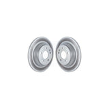Rear Coated Disc Brake Rotors Pair For 2016-2021 Mercedes-Benz Metris KG-101643