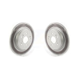 Rear Coated Disc Brake Rotors Pair For 2019-2022 Acura RDX KG-101376