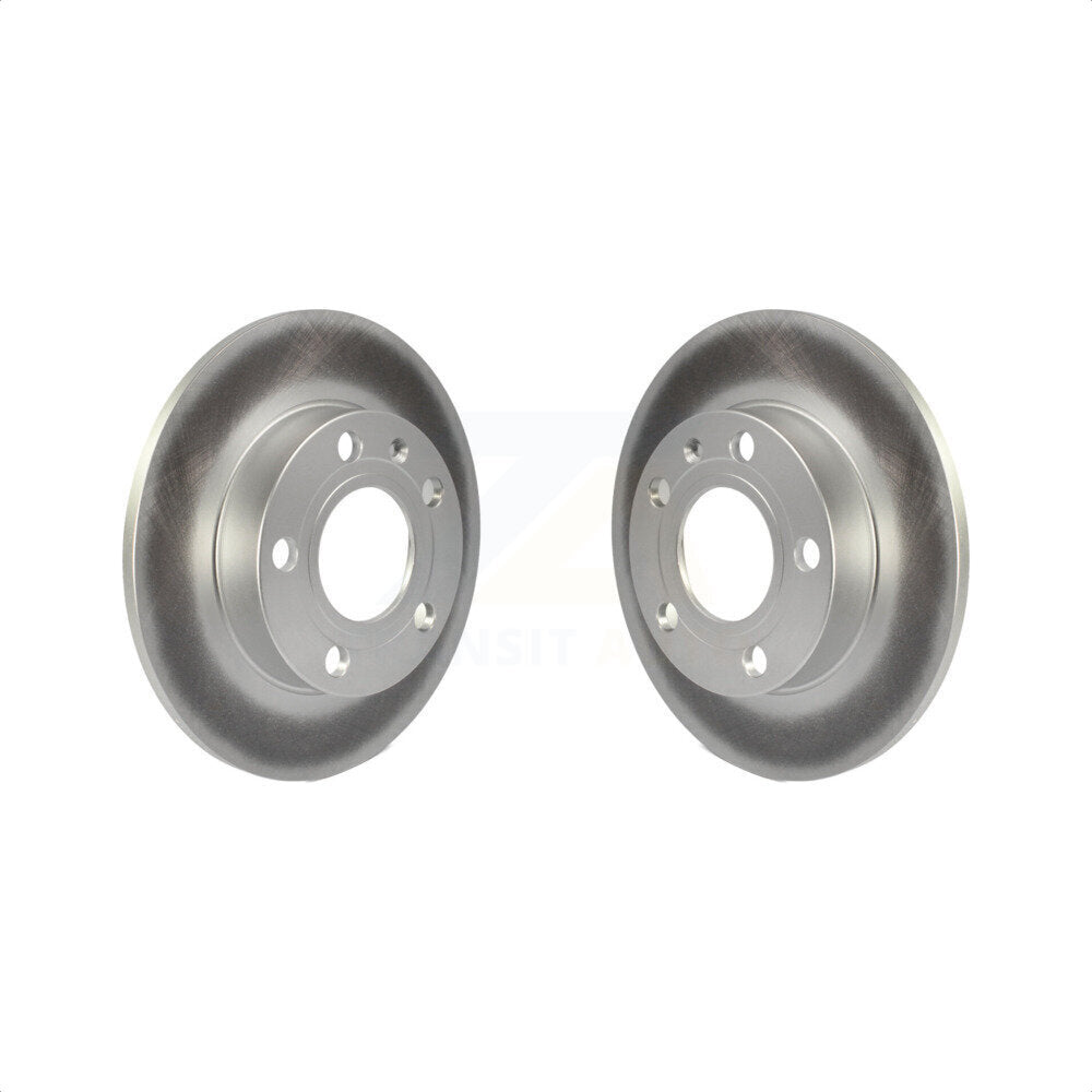 Rear Coated Disc Brake Rotors Pair For Audi A4 Quattro S4 90 KG-100498