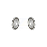 Rear Coated Disc Brake Rotors Pair For Audi A8 Quattro S6 S7 S8 KG-101646
