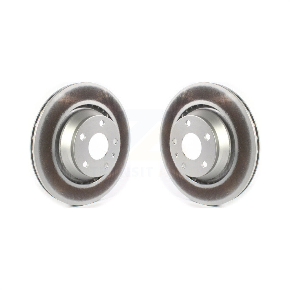 Rear Coated Disc Brake Rotors Pair For Audi TT Quattro RS KG-101362